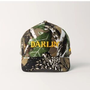 Aug 11 Co. Camouflage Baseball Cap with Yellow Embroidery